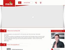 Tablet Screenshot of meise-kfz.de